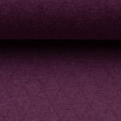 Stepper Signe melange, Raute 1,7x3 cm, lila